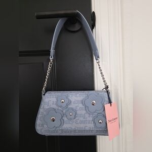 NWT Juicy Couture Juicy Bouquet Flap Shoulder Bag